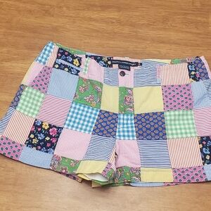 Rare Ralph Lauren Multicolor Patchwork Women's Shorts Size 12